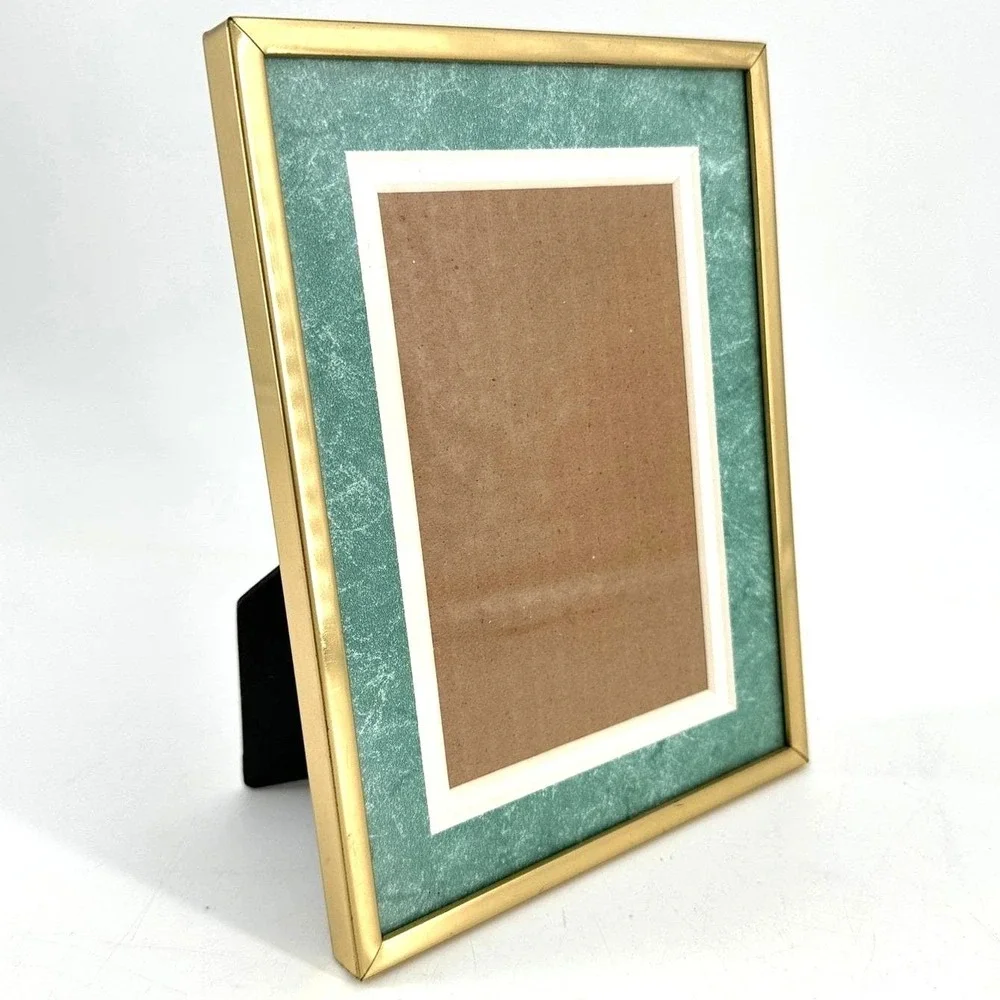 Vintage Burns‎ of Boston Gold 4x6 Picture Frame Hollywood Regency Decor